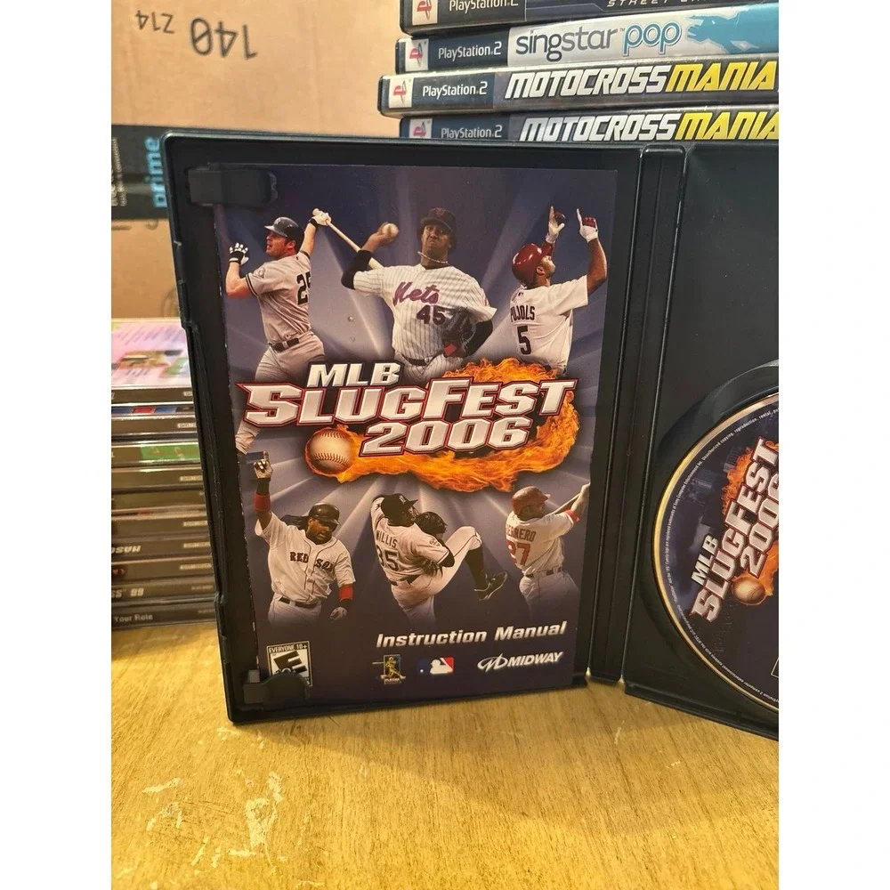 MLB SlugFest 2006 (Sony PlayStation 2, 2006) CIB TESTED & WORKING